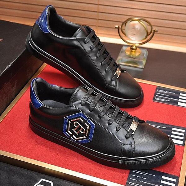 men sneakers shoes leather lace -up leather casual mens shoes with box fashion sneakers flats lo -sneakers hexagon men shoes luxury styl, Black
men sneakers shoes leather lace -up leather casual mens shoes with box fashion sneakers flats lo -sneakers hexagon men shoes luxury styl, Black