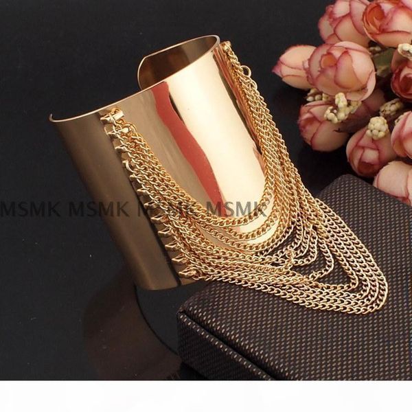 2016 luxury womens ladies females punk nightclubs dj ds exaggerated metal tassel bangles bracelets wristband gold, Golden;silver
2016 luxury womens ladies females punk nightclubs dj ds exaggerated metal tassel bangles bracelets wristband gold, Golden;silver