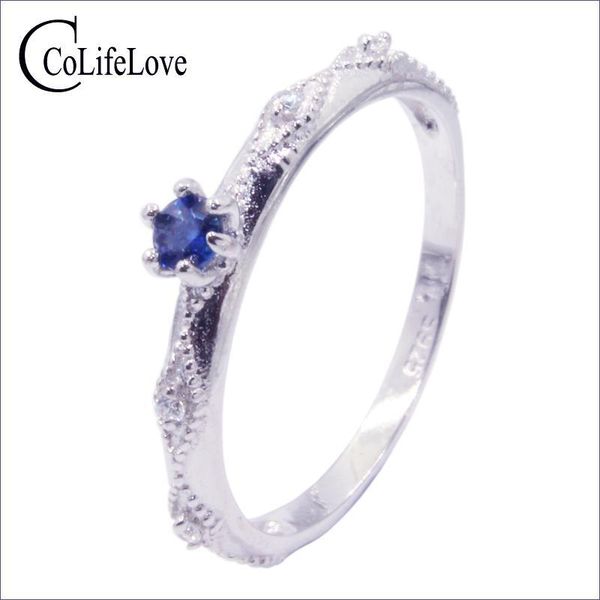 Classic Silver Sapphire Ring for Party 3mm VS Grade Natural Sapphire Silver Ring Pure 925 Silver Sapphire Ring for Birthday Gift
Classic Silver Sapphire Ring for Party 3mm VS Grade Natural Sapphire Silver Ring Pure 925 Silver Sapphire Ring for Birthday Gift