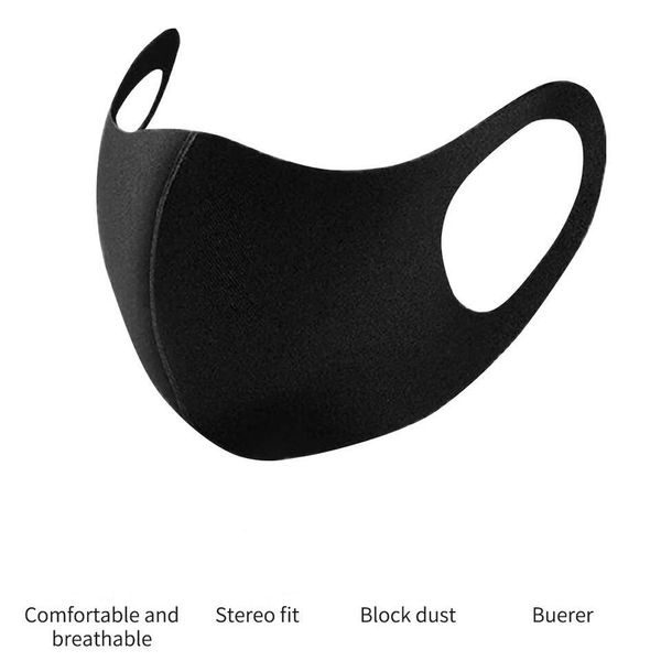 fashionable black mask, washable elastic ear-hook breathing mask, reusable dustproof cotton mask, Silver
fashionable black mask, washable elastic ear-hook breathing mask, reusable dustproof cotton mask, Silver