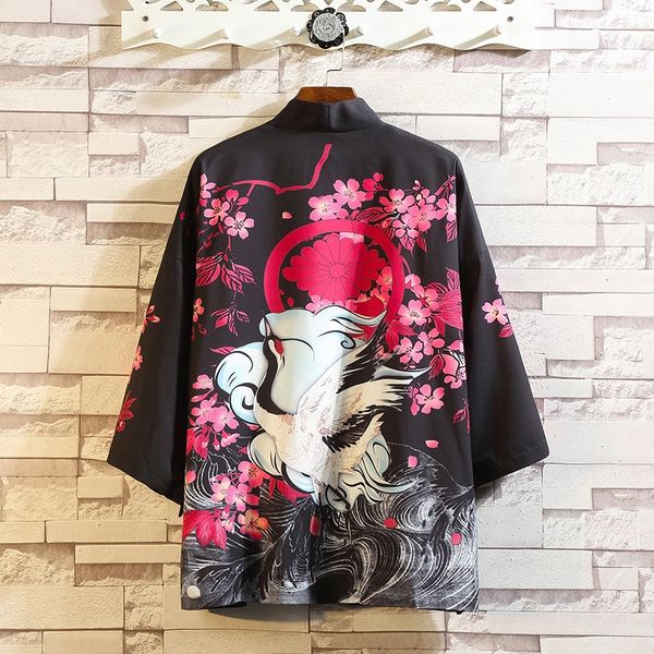chinese style 2019 summer new men's fashion printed cardigan jacket jacket casual loose large size seven-quarter sleeve, Black;brown
chinese style 2019 summer new men's fashion printed cardigan jacket jacket casual loose large size seven-quarter sleeve, Black;brown
