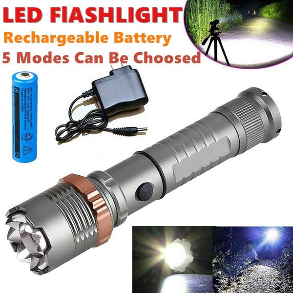 flashlights torches outdoor hiking led 5 modes high bright camping light waterproof zoomable rechargeable battery built in
flashlights torches outdoor hiking led 5 modes high bright camping light waterproof zoomable rechargeable battery built in