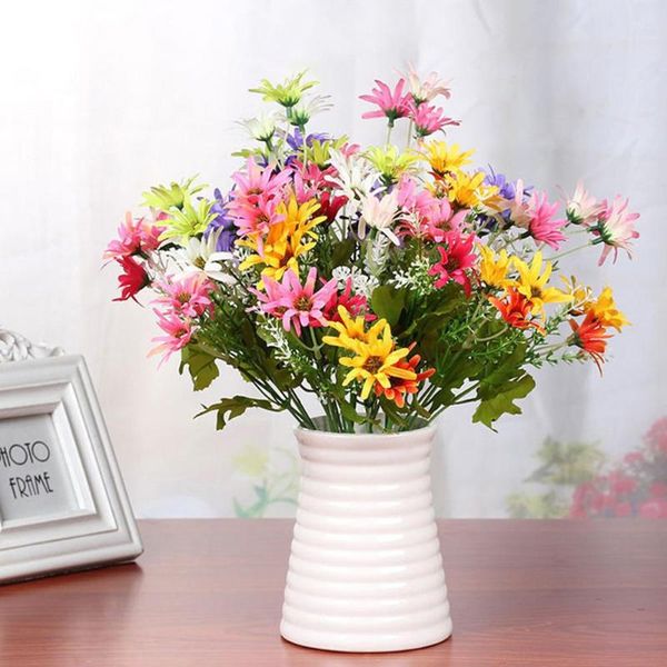 artificial fake flower pastoral african daisy chrysanthemum silk flower bouquet decoration
artificial fake flower pastoral african daisy chrysanthemum silk flower bouquet decoration
