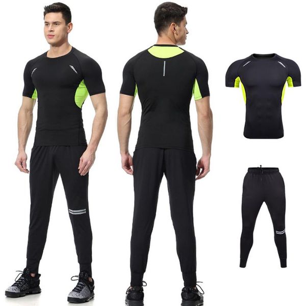 fitness set mens 2 piece gym sets loose type pants sport suits running training jogging sets tracksuits sportwear training suits, Black;blue
fitness set mens 2 piece gym sets loose type pants sport suits running training jogging sets tracksuits sportwear training suits, Black;blue