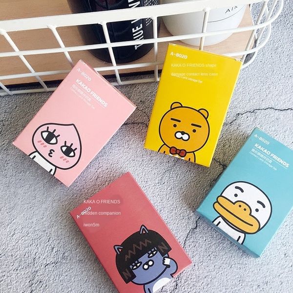 kakao case myopia glasses new contact myopia glasses box cute cartoon duplex box contact case with mirror a8020, Blue
kakao case myopia glasses new contact myopia glasses box cute cartoon duplex box contact case with mirror a8020, Blue