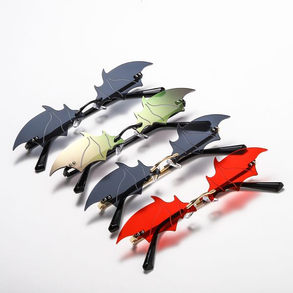 steampunk vintage sunglasses women no frame metal cat eye sun glasses bat party gifts item decoration men, White;black
steampunk vintage sunglasses women no frame metal cat eye sun glasses bat party gifts item decoration men, White;black