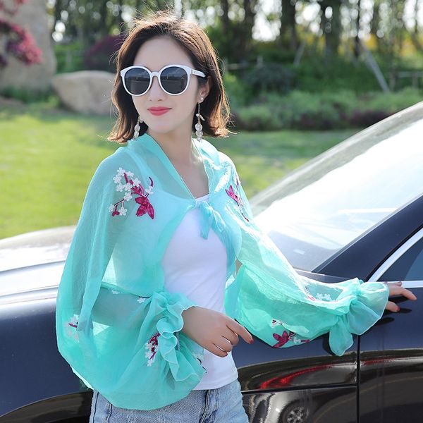 uayqj sunscreen shawl sleeve scarf three-purpose beach sunshade bicycle scarf bicycle cycling long sleeve uv-proof outdoor sunscreen clothes, Blue;gray
uayqj sunscreen shawl sleeve scarf three-purpose beach sunshade bicycle scarf bicycle cycling long sleeve uv-proof outdoor sunscreen clothes, Blue;gray