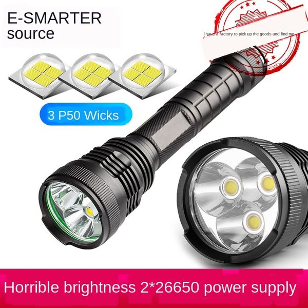 new three-core p50 flash far-range king p03 strong flashlight aluminum alloy outdoor lighting high-power portable light
new three-core p50 flash far-range king p03 strong flashlight aluminum alloy outdoor lighting high-power portable light