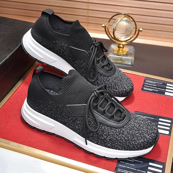 fashion men shoes breathable casual luxury design lace -up prax 01 knit fabric sneakers scarpe da uomo men shoes rubber sole fast shipping, Black
fashion men shoes breathable casual luxury design lace -up prax 01 knit fabric sneakers scarpe da uomo men shoes rubber sole fast shipping, Black
