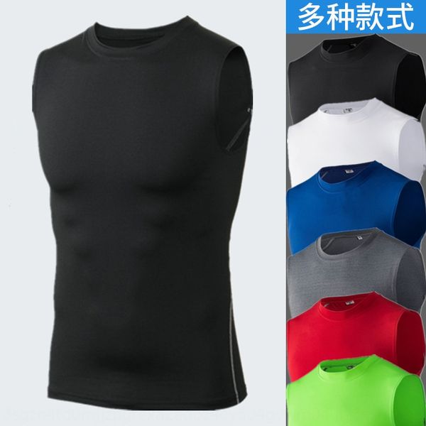 lfqit fitness suit men's sports tights pro waistcoat quick-drying high-elasticity basketball running base training round neck tights ve, Black
lfqit fitness suit men's sports tights pro waistcoat quick-drying high-elasticity basketball running base training round neck tights ve, Black