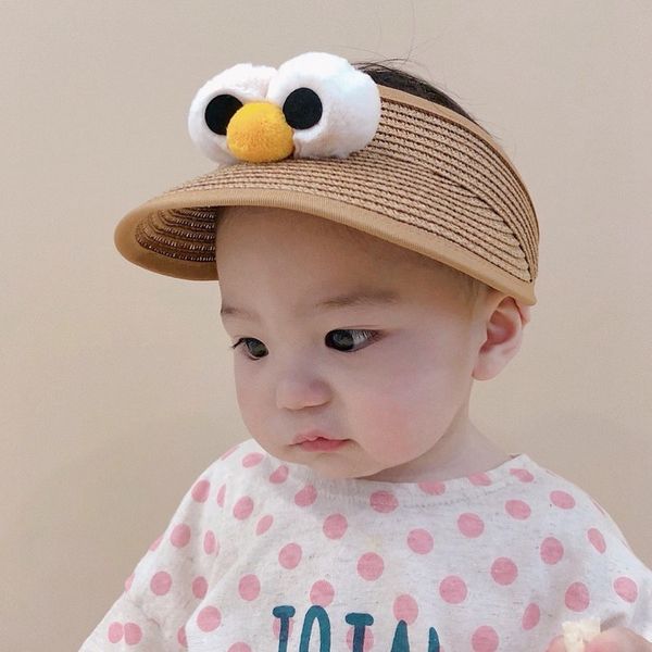 children sesame straw sun street big eyes kong ding straw baby baby cute visor hat boys sun hat, Blue;gray
children sesame straw sun street big eyes kong ding straw baby baby cute visor hat boys sun hat, Blue;gray