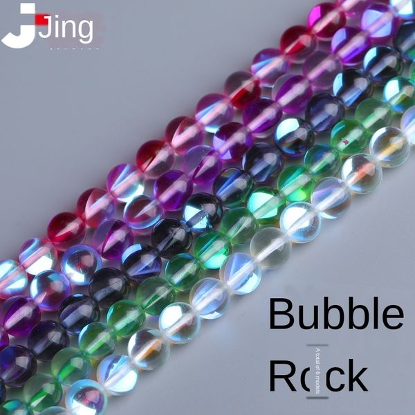 okicj glass bubble stone scattered round beads colorful flash stone beads diy semi-finished long chain diy accessories necklace bracelet nec, Silver
okicj glass bubble stone scattered round beads colorful flash stone beads diy semi-finished long chain diy accessories necklace bracelet nec, Silver