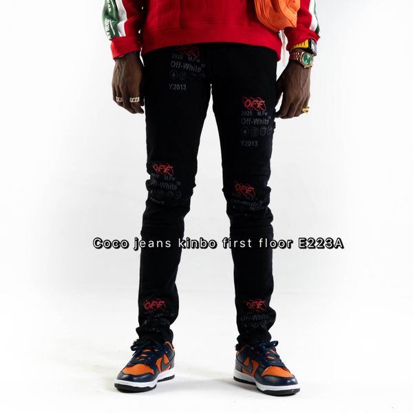 wholesale fashionable men's jeans men's skinny ripped white striped jeans men's stretch slim drawstring locomotive jeans blac, Blue
wholesale fashionable men's jeans men's skinny ripped white striped jeans men's stretch slim drawstring locomotive jeans blac, Blue