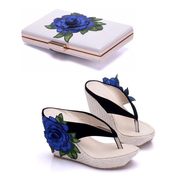 women platform high heels wedge slippers flip flops ladies casual open toe summer shoes sandals with matching bags with purse, Black
women platform high heels wedge slippers flip flops ladies casual open toe summer shoes sandals with matching bags with purse, Black