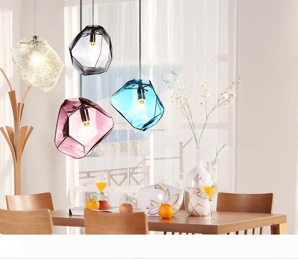 lighting facture single head nordic colored simple glass stone chandelier creative personality restaurant bar l light facture
lighting facture single head nordic colored simple glass stone chandelier creative personality restaurant bar l light facture