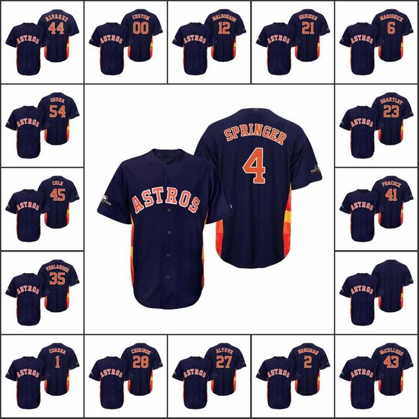 houston astros men #27 jose altuve 2 alex bregman 35 justin verlander women youth navy postseason cool base custom jersey, Black
houston astros men #27 jose altuve 2 alex bregman 35 justin verlander women youth navy postseason cool base custom jersey, Black
