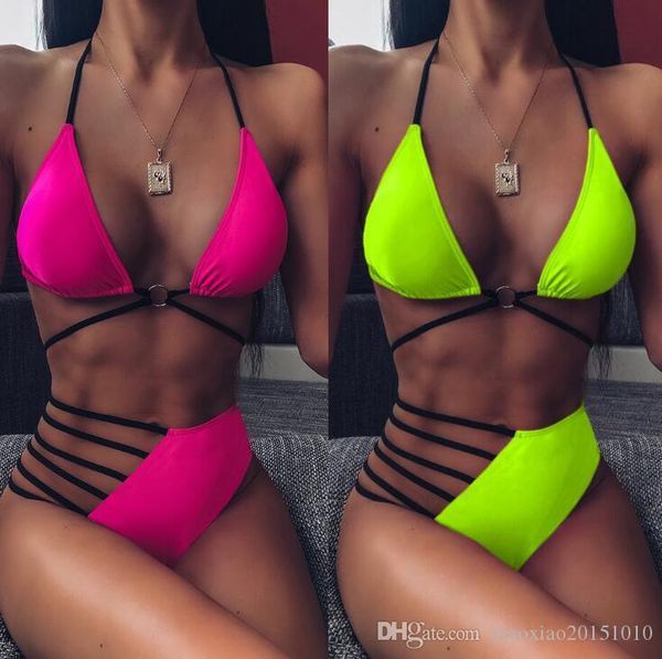 women fashion pure color push-up padded bra beach bikini one piece swimwear bikinis 2020 new bikini 6110, White;black
women fashion pure color push-up padded bra beach bikini one piece swimwear bikinis 2020 new bikini 6110, White;black