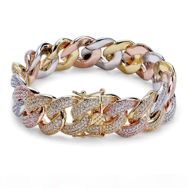 s hip hop mens bracelets luxury designer jewelry diamond tennis bracelet pandora style iced out gold cuban link chain love charm bangle, Black
s hip hop mens bracelets luxury designer jewelry diamond tennis bracelet pandora style iced out gold cuban link chain love charm bangle, Black