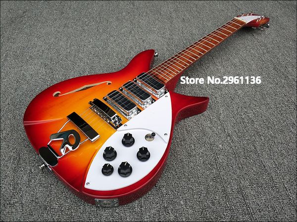 high-quality electric guitar, cherry red body with f hole, ricken 325 electric guitar, 34-inch support, ing
high-quality electric guitar, cherry red body with f hole, ricken 325 electric guitar, 34-inch support, ing