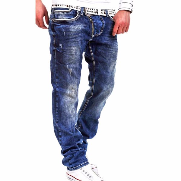 fashion spring&summer men's jeans pants slim elastic casual jeans leisure male masculina, Blue
fashion spring&summer men's jeans pants slim elastic casual jeans leisure male masculina, Blue