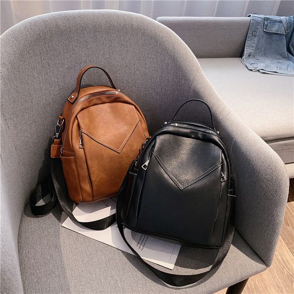 solid color pu leather backpacks for women 2020 fashion female small backpack lady back pack for school teenagers girls
solid color pu leather backpacks for women 2020 fashion female small backpack lady back pack for school teenagers girls