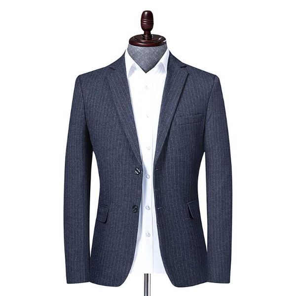 trendy casual clothing stripe suit blazer men slim fit blazer jacket quality korean style office wedding, White;black
trendy casual clothing stripe suit blazer men slim fit blazer jacket quality korean style office wedding, White;black