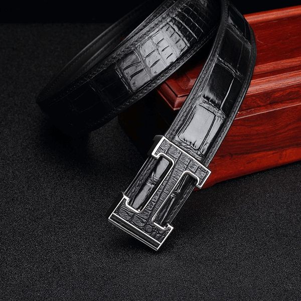 siamese crocodile fish men's non-split belly smooth buckle 3.8 leisure genuine leather belt men's belt, Black;brown
siamese crocodile fish men's non-split belly smooth buckle 3.8 leisure genuine leather belt men's belt, Black;brown