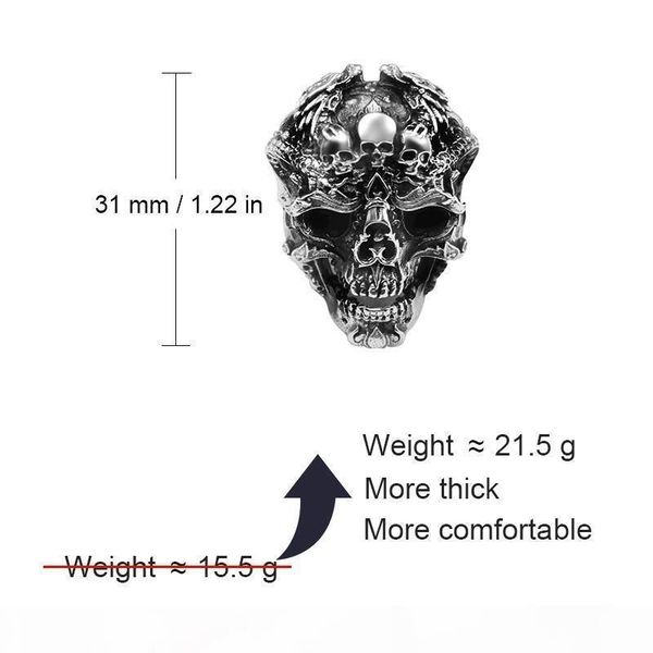 e zabra real 925 sterling silver skull ring men adjustable dragon ring punk rock many skeletons mens gothic halloween jewelry
e zabra real 925 sterling silver skull ring men adjustable dragon ring punk rock many skeletons mens gothic halloween jewelry