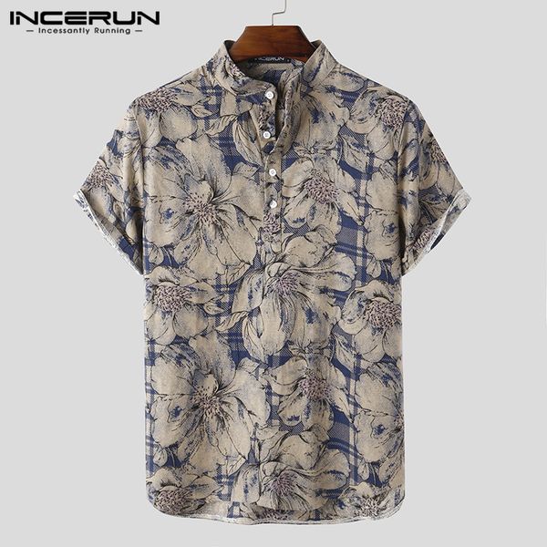 men's casual shirts mens printed camisa masculina summer hawaiian blouse men vintage short sleeve lapel buttons blusas, White;black
men's casual shirts mens printed camisa masculina summer hawaiian blouse men vintage short sleeve lapel buttons blusas, White;black