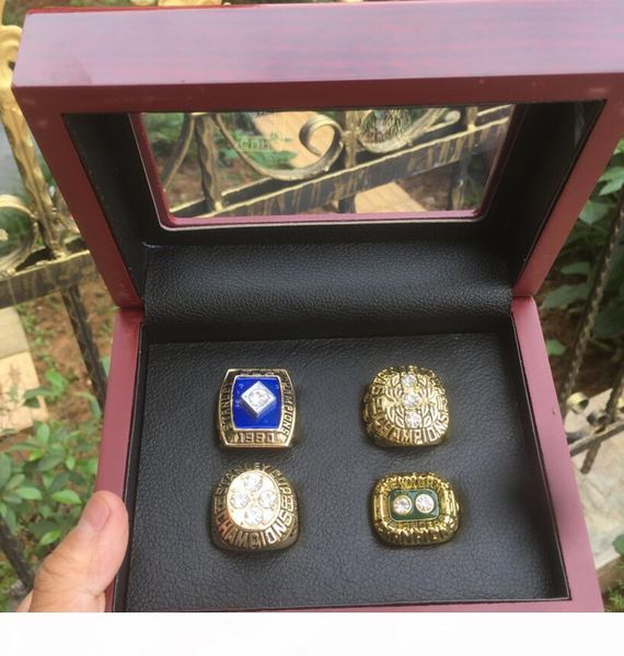 g 4pcs 1980 1981 1982 1983 new york islanders stanley cup team champions championship ring set with wooden box souvenir fan men boy gif, Golden;silver
g 4pcs 1980 1981 1982 1983 new york islanders stanley cup team champions championship ring set with wooden box souvenir fan men boy gif, Golden;silver