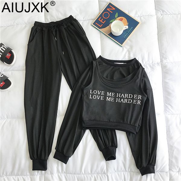 aiujxk women fashion casual sport 3 piece set long sleeve autumn winter tracksuit woman letter crop and pants woman clothes, White
aiujxk women fashion casual sport 3 piece set long sleeve autumn winter tracksuit woman letter crop and pants woman clothes, White