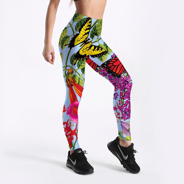 sell womens spring high butterfly flowers leggings digital print pants trousers stretch workout pants, Black
sell womens spring high butterfly flowers leggings digital print pants trousers stretch workout pants, Black