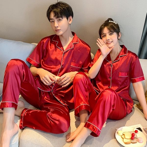 ltkzz silk short-sleeved trousers couple's pajamas suit men's and women's summer cute sweet plus size loose trousers clothing, Black;brown 
ltkzz silk short-sleeved trousers couple's pajamas suit men's and women's summer cute sweet plus size loose trousers clothing, Black;brown