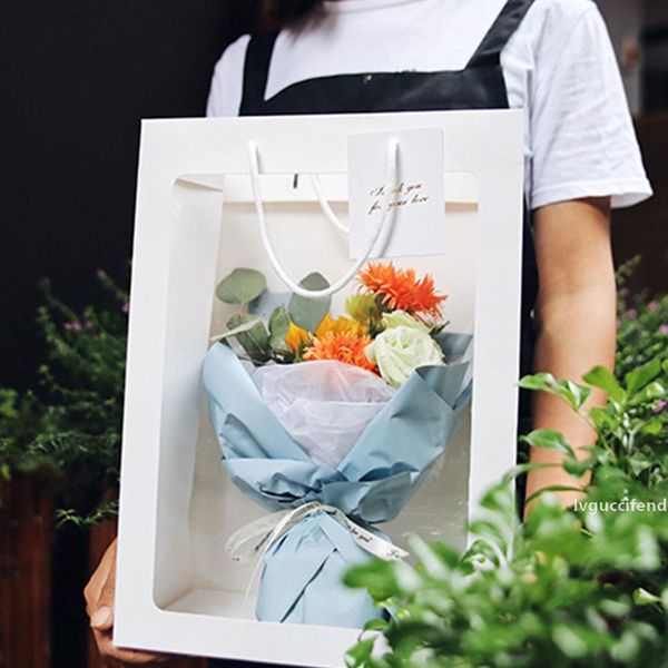 new 5pcs rose flower tote bag transparent flower gift bags wedding party decoration can hang hard girlfriend gift boxes
new 5pcs rose flower tote bag transparent flower gift bags wedding party decoration can hang hard girlfriend gift boxes