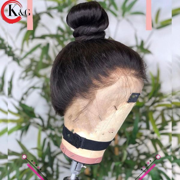 kungang 360 natural straight lace front human hair wigs with baby hair 250 density medium ratio non-remy wig, Black
kungang 360 natural straight lace front human hair wigs with baby hair 250 density medium ratio non-remy wig, Black