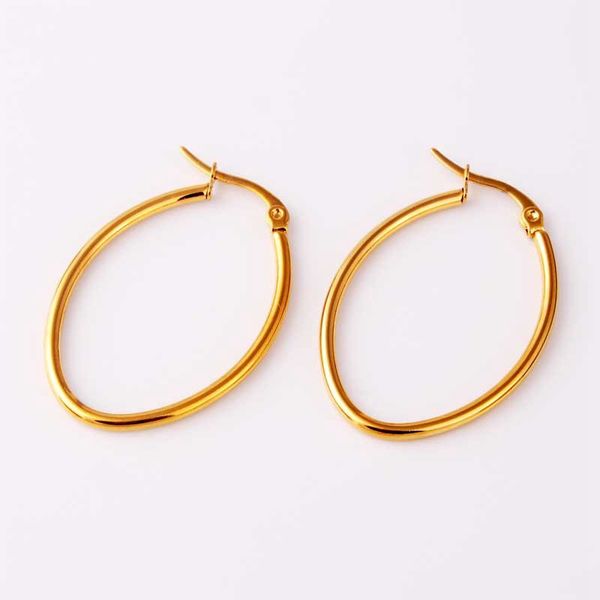 fashion punk big oval earrings gold titanium steel wire geometric oval hoop earrings jewelry for cool women, Golden;silver
fashion punk big oval earrings gold titanium steel wire geometric oval hoop earrings jewelry for cool women, Golden;silver