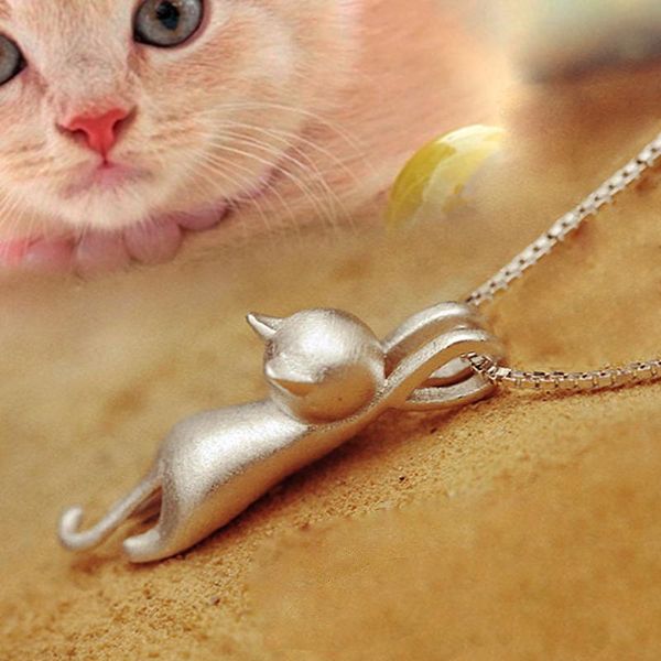 genuine sterling necklaces cats pendants&necklaces sterling kitty necklace fine jewelry silver color
genuine sterling necklaces cats pendants&necklaces sterling kitty necklace fine jewelry silver color