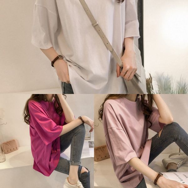 i7eqn candy-colored short-sleeved women's 2020 summer new korean style large version solid color loose all-match candy candy student ha, White
i7eqn candy-colored short-sleeved women's 2020 summer new korean style large version solid color loose all-match candy candy student ha, White