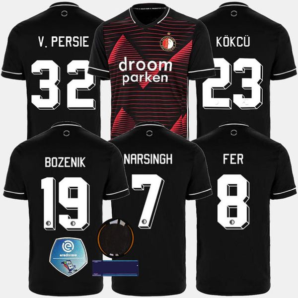 20 21 feyenoord soccer jerseys home away 2020 2021 11 larsson 32 v.persie 19 berghuis 10 vilhena 9 jorgensen jersey shirts, Black
20 21 feyenoord soccer jerseys home away 2020 2021 11 larsson 32 v.persie 19 berghuis 10 vilhena 9 jorgensen jersey shirts, Black
