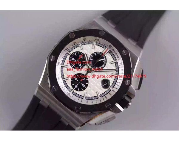 wristwatches 42mm rubber strap bands quartz movement chronograph white dial mens men's watch watches, Slivery;brown
wristwatches 42mm rubber strap bands quartz movement chronograph white dial mens men's watch watches, Slivery;brown