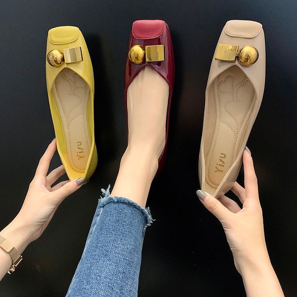 2020 new korean version of the wild shallow mouth square soft bottom scoop shoes summer shoes women's tide, Black
2020 new korean version of the wild shallow mouth square soft bottom scoop shoes summer shoes women's tide, Black