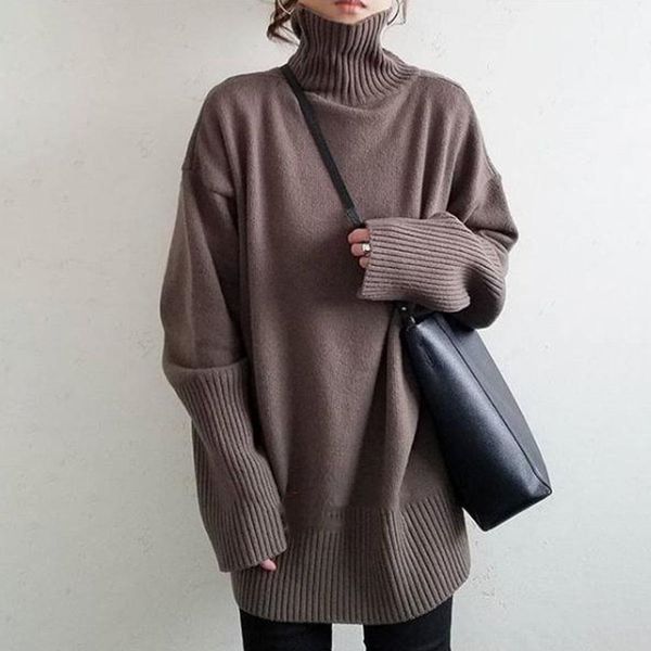 autumn and winter new cashmere turtleneck warm sweater women's loose slimming skin-friendly warm all-match knitted sweater, White
autumn and winter new cashmere turtleneck warm sweater women's loose slimming skin-friendly warm all-match knitted sweater, White