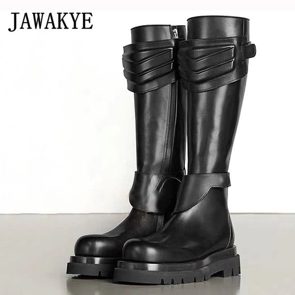 kneecap design round toe thick bottom women long boots genuine leather black flat knee high knight boots women platform booties
kneecap design round toe thick bottom women long boots genuine leather black flat knee high knight boots women platform booties