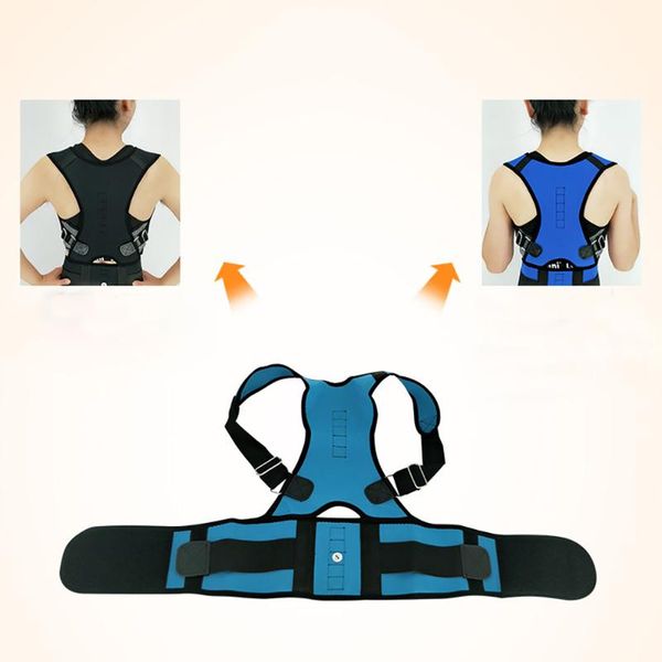 back support protection magnetic correction belt shaping body posture hunchback correcting spine, Black;blue
back support protection magnetic correction belt shaping body posture hunchback correcting spine, Black;blue