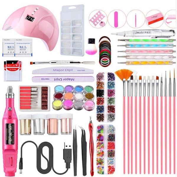 electric file kit nail manicure set professional manicure tool set with nail drill uv lamp and therapy pen and other accessories 
electric file kit nail manicure set professional manicure tool set with nail drill uv lamp and therapy pen and other accessories