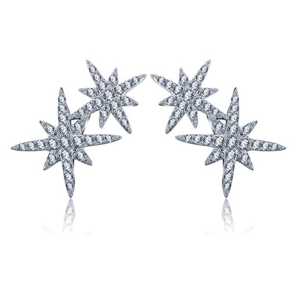 stud tiny trendy cubic zirconia crystal double star luxury pave cz stone earrings for women fashion jewelry 2021 e-h0347, Golden;silver
stud tiny trendy cubic zirconia crystal double star luxury pave cz stone earrings for women fashion jewelry 2021 e-h0347, Golden;silver