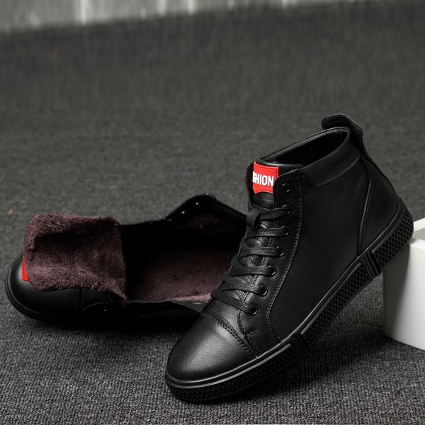 new winter genuine leather shoes men sneakers cow leather mens casual shoes cool young man black white
new winter genuine leather shoes men sneakers cow leather mens casual shoes cool young man black white