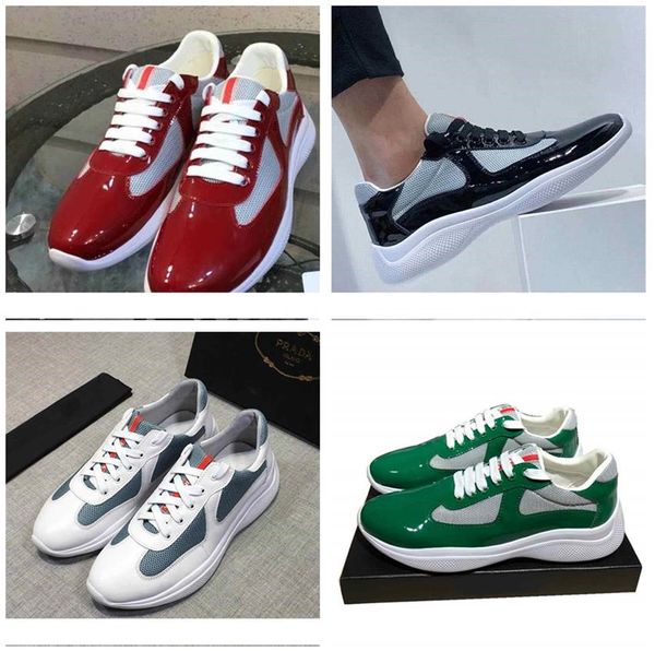 2020 men fashion casual shoes america's cup sneakers hococal patent leather and nylon sneakers mens shoe, Black
2020 men fashion casual shoes america's cup sneakers hococal patent leather and nylon sneakers mens shoe, Black