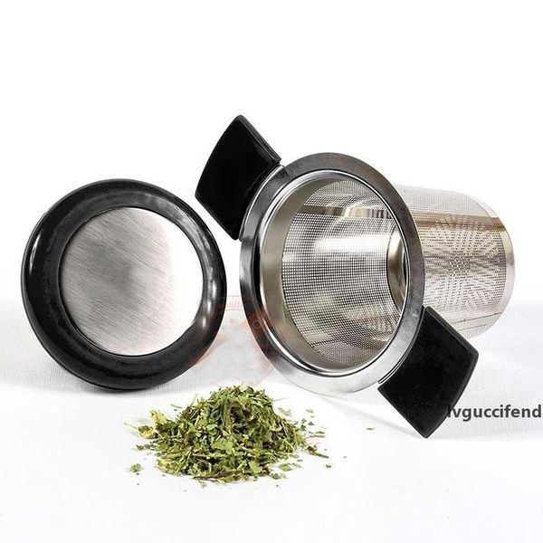 new stainless steel mesh tea infuser with silicone handle reusable strainer loose tea leaf filter for kitchen dining bar tool gifts hh7-1018
new stainless steel mesh tea infuser with silicone handle reusable strainer loose tea leaf filter for kitchen dining bar tool gifts hh7-1018
