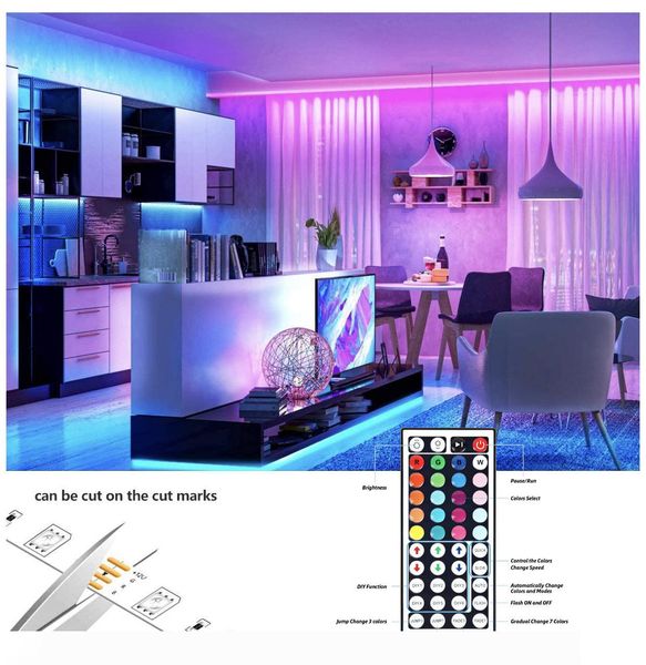 ultra bright light led strip lights rgb 16.4ft 5m smd 5050 dc12v flexible les strips lights 50led meter 16different static colors
ultra bright light led strip lights rgb 16.4ft 5m smd 5050 dc12v flexible les strips lights 50led meter 16different static colors